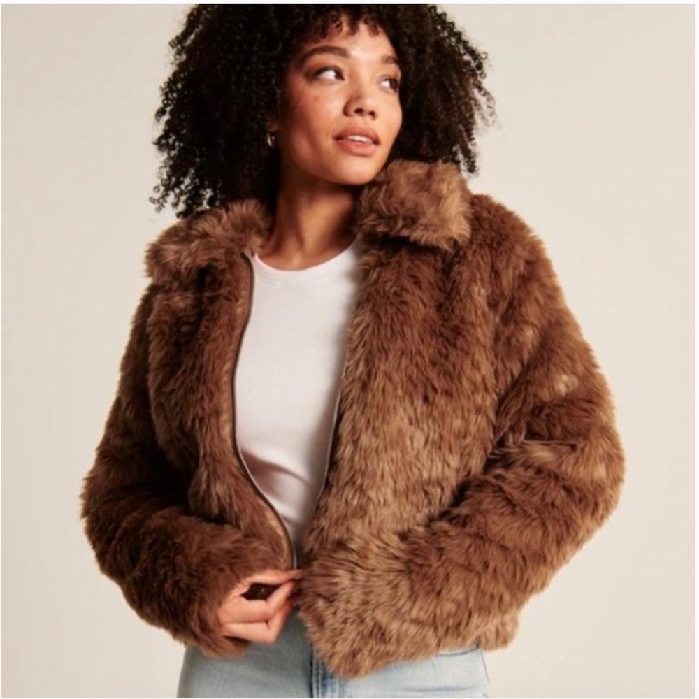 Abercrombie Fur Faux Jacket
